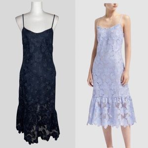 Banana Republic Limited Edition Navy Blue Lace Midi Dress